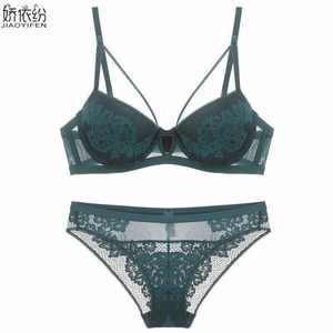 Briefas calcinha luxuoso BRA FRANCESSO SEXO CONFIGURAÇÃO HOLA ELAÇÃO Bordado de roupas íntimas femininas de push up sutiã de sutiã PLUSTIMA