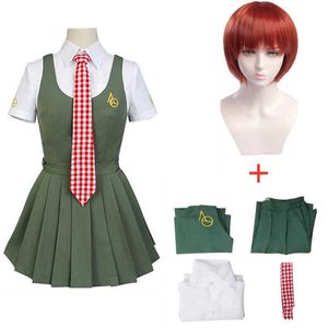 Anime Danganronpa Koizumi Mahiru Cosplay Kostymer Japanska Uniform Sailor Suit Women Dress Girls Clothing Y0903