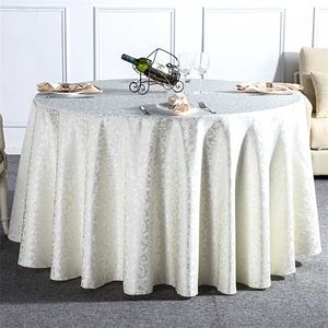 Chegada Europa estilo bege bege grama mesa tampa de pano branco para el banquete decoração home festa de casamento 211103
