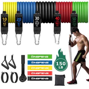 Fitness Pull Rope Yoga Rubber Band Cintura elastica Upgrade Training Belt Pilates Attrezzature per il fitness Combinazione Gym Traction Rope H1026