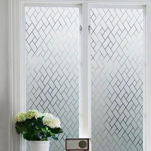 Window Stickers 45*200cm Matte Film PVC Frosted Self Adhesive Waterproof Glass Sticker Home Bathroom Decorative Decals