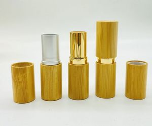 4G Bambus Lippenstift Tube Top Grade Lip Balm Sub Package DIY Leerer Flaschenverpackungsbehälter
