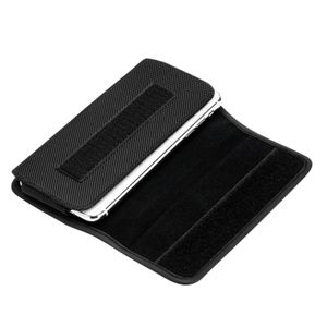 Uniwersalny klip z kaburą sznurka na telefon komórkowy torebka skórzana torebka na iPhone Samsung Moto LG uchwyt na karty Pakiet talia Oxford Fabric Bag Moblie Covers UF159