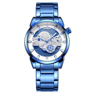 u1_dropshipping-2021bestwin Ny Mens Watch Personlighet Lysande ihålig icke-mekanisk kvarts rörelsefärg Fler val Mens Watch