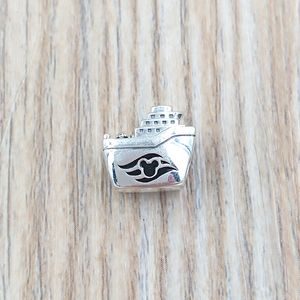 925 실버 쥬얼리 만들기 용품 Pandora Disny Cruise Line Ships Charms DIY Chack Sheed Chain Beads 목걸이에서 여성용 남성을위한 행운의 행운 팔찌 장난감 유럽 선물