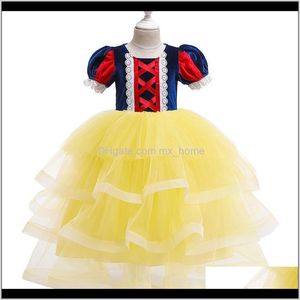 Kostümleri Bebek Giyim Bebek Annelik Bırak Teslimat 2021 Çocuklar Kız Peri Cosplay 6 Cadılar Bayramı Prenses Papyon Elbiseler Giysi Parti Peform CO