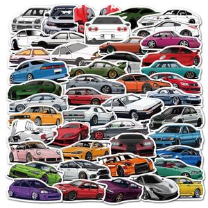 Car sticker 10 50 100pcs Sports Racing Car Stickers for Helmet Bumper Luggage Bicycle Snowboard Cool Vinyl Decals Sticker Bomb JDM Styles