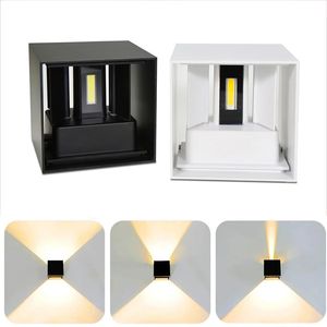 LED Wall Lamp 85-265V 7W 12W IP65 Waterproof Indoor Outdoor Lights Adjustable Beam Angle Design Bedside Light Porch Balcony Aisle Sconce Lamps