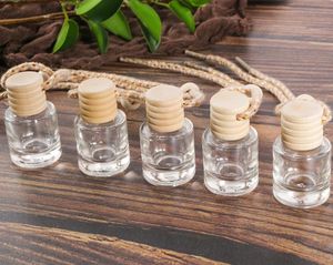 Car perfume bottle cars pendant perfume-ornament air freshener for essential oils diffuser fragrance empty glass bottles SN6101