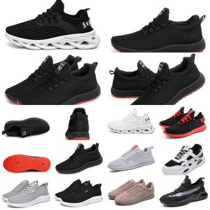 24dm Bekväma män Casual Running Shoes AndableSolid Svart Deep Gray Beige Kvinnor Tillbehör God kvalitet Sport Sommar Mode Walking Shoe 6