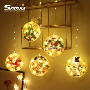 LED String Light Room Decoration Accessories Christmas Hanging Lights USB Plug Holiday Lamp Merry Christmas LED Lamps For Home 211122