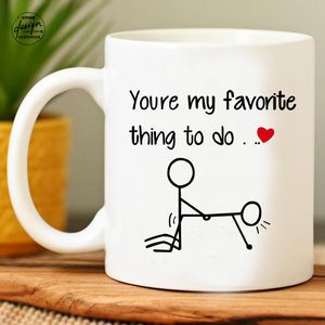 Mugs Anniversary Gift Touch You BuFunny I Love Husband Lover Personalized Couple Mug My Adult Spoof Gifts Cute Cup