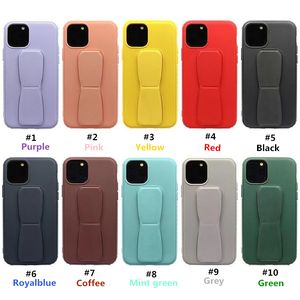 Shockproof Cases All-inclusive Anti-drop Wristband Fold Holder Cell Phone Back Cover for iPhone 11 12 13 Pro Max XS X XR 8 7 Plus