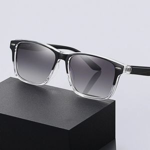 Superleichte Herren-Sonnenbrille mit Vollrahmen und breitem Rahmen für den Außenbereich, Vintage-Stil, zum Fahren, UV-Schutz, polarisiert
