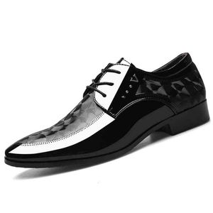 Sapatos de vestido homens vestido sapatos de alta qualidade couro formal tamanho grande 38-48 Oxford para moda escritório O6uv