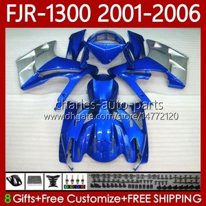 OEM Bodywork for Yamaha FJR-1300 FJR 1300 A CC FJR1300A Light Blue 01-06 Moto Bodys 106No.26 FJR1300 01 02 03 04 05 06 FJR-1300A 2001 2006 2006 Kit de Feira