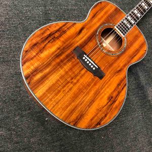 Custom Grand GUILDS Jumbo Koa Wood Vintage F50 Acoustic Guitar with 550A Soundhole Pickup ACCEPT Guitar Customization OEM