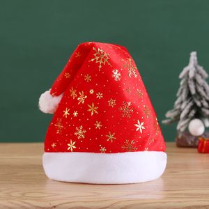 Cappelli di Natale creativi di Capodanno Decorazioni regalo Cappello non tessuto per feste di Natale per adulti in velluto di cartone animato