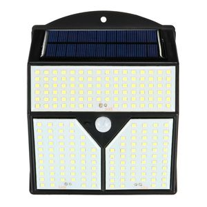 Lampada da parete di sicurezza da giardino con sensore di movimento a infrarossi a luce solare 318LED per patio esterno - 1 PC