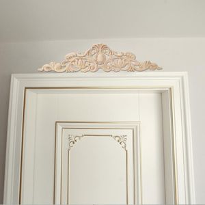 Wall Stickers European Style Wood Carving Applique DIY Decoration For Home Furniture Courtyard 50x12cm
