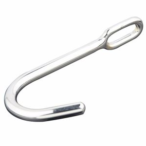 17.8*1.2cm Thick Metal Stainless steel butt plug anal hook Sex Toys For Men And Women