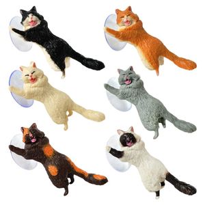 Cell Phone Mounts & Holders Creative Cartoon Cat Mobile Sucker Novelty Fashion Universal Bracket Desktop Stand (White Cat)