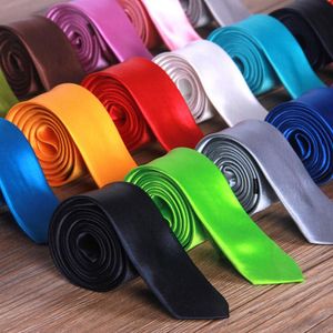 Laço amarra 35 cores mensagens elegantes 5cm de cor sólida cor de pescoço de pescoço você escolhe o uniforme de moda gravata corbata