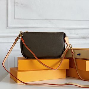 M40712 axelväska klassiska kvinnor Luxurys handväska mode läder mini tote designers handväska crossbody n41207 med låda