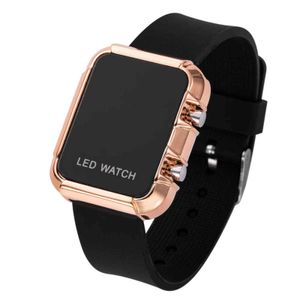 Digital Wrist Watches for Women Top Brand Luxury Ladies Wristwatches Sports Stylish Fashion LED Watch Women Relogio Feminino Y211123