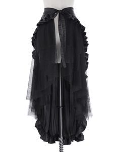 Юбки женская юбка стимпанк ретро викторианская лолита панк с оборками длинная шнуровка талия асимметричная мода для девочек открытая
