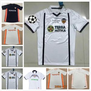 Retro Valencia Soccer Jersey David Villa Angulo Aimar Djekic Mendieta M.Gómez Piłka nożna Calcio Gamiiro Pareo Gaya Guedes Ferran C.Soler