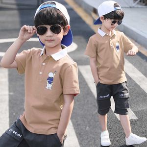 Barn kläder sommar barn pojke kortärmad t-shirt shorts sätter sport kostym pojkar kläder set teen boys outfits 4 6 8 12 år x0802