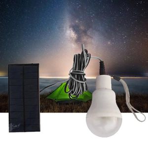 Luzes de emergência Mini Bulbo de energia solar portátil Campo ao ar livre viajando a praia de mão recarregável pendurada 1