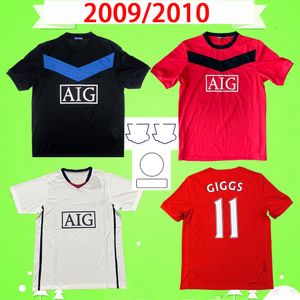 Manchester Rooney Giggs Man Utd Retro Voetbalshirts Vintage Owen Voetbal Shirts Home Away Third Scholes Berbatov Nani Rafael Vidic S XL