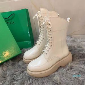 Classic Womens Knit Mid-Top Casual Boots Shoes Sneaker Leather Ladies Platform Dress Walking Trainer Scarpe con lacci Sneakers Stivali invernali