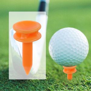 Treinamento de golfe Aids 100 pçs / set portátil para transportar plástico 69mm tees essenciais Acessório de golfista ao ar livre para 68g