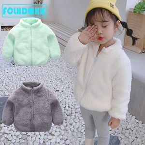 2020 spring new boys and girls cotton jacket for kids children plush coat toddler baby warm clothes winter 18M-5T Year clothing H0909