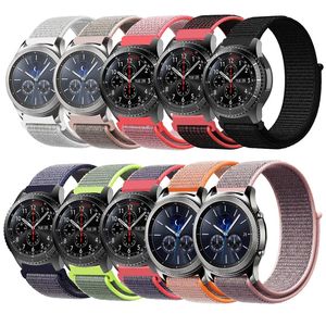 Amazfit Huawei için 20mm Naylon Kumaş Bilek Watchband NATO İzle Bantları