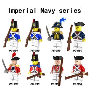 Wholesale toys pirate figure for sale - Group buy Single Navy Figure Head Loyal Imperial Guard Soldier Face Military SWAT Building Blocks Brick Pirate Toys for Children