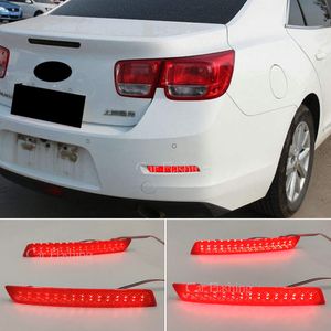 2PCS Car LED Rear Bumper Tail Lights For Chevrolet Malibu 2012 2013 2014 2015 Reflector Lamp Brake Stop Light Car Style