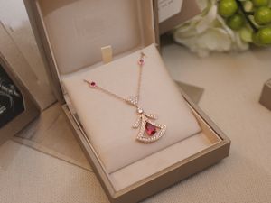 Klejnot Designer Nacklace Diva Dream Naszyjniki Kobiet Biżuteria z pudełkiem prezentowym