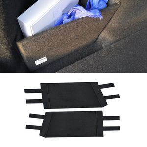 For Volvo XC60 Car Accessories Organizer Board Flannel Auto Trunk Side Storage Partitions Plate Tail Box Shield Plank