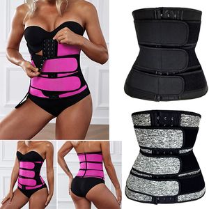 Män Kvinnor Midja Trainer Tummy Reducera Shapewear Belly Shapers Sweat Body Shaper Bastu Korsett Trimmer Bälten Slimming Skede