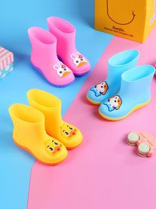 Sandaler Klassiska Barnskor PVC Gummi Kids Baby Cartoon Water Vattentät Rain Boots Toddler Girl Rainboots