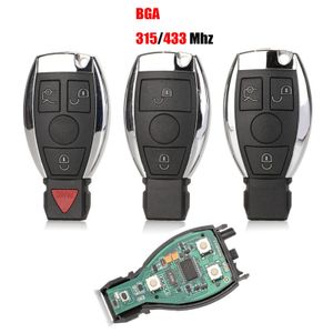 Smart Remote Key For Mercedes Benz Year 2000+ Supports Original NEC and BGA 315MHz Or 433.92MHz 3 Buttons