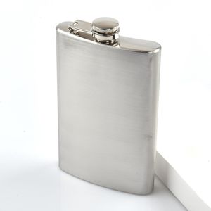 10oz 304 Rostfritt stål Bärbart Vin Hip Flask Alkoholflaska Resor Whisky Liquor Flagon Liten Vattenkruka