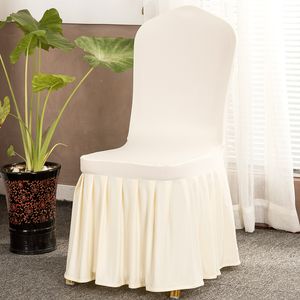 Hochzeitsstuhlabdeckungen Bankettdekorationen Universal Spandex Long Chair Covers