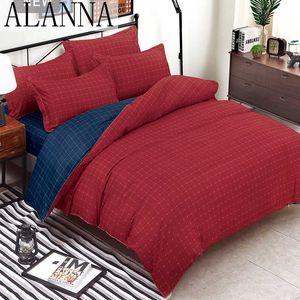 Alanna X Serie 2-3 Tryckta fasta sängkläder uppsättningar hem sängkläder set 4-7pcs högkvalitativt härligt mönster med stjärnträd blomma 210615