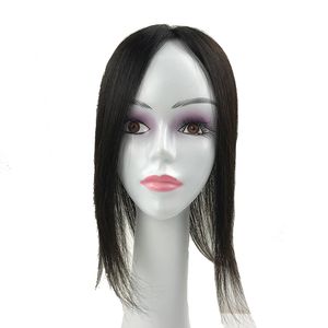 Wholesale silk base topper for sale - Group buy Virgin Human Hair Toppers Silk Base Women Topper x12cm Silky Straight Free Part Natural Color Can Be Dyed