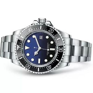 Herenhorloge Diepe Keramische Bezel Sea Dweller Sapphire Cystal Rvs Glide Lock Solid Clasp Automatische Mechanische Mannen Horloges Mannelijke Horloges